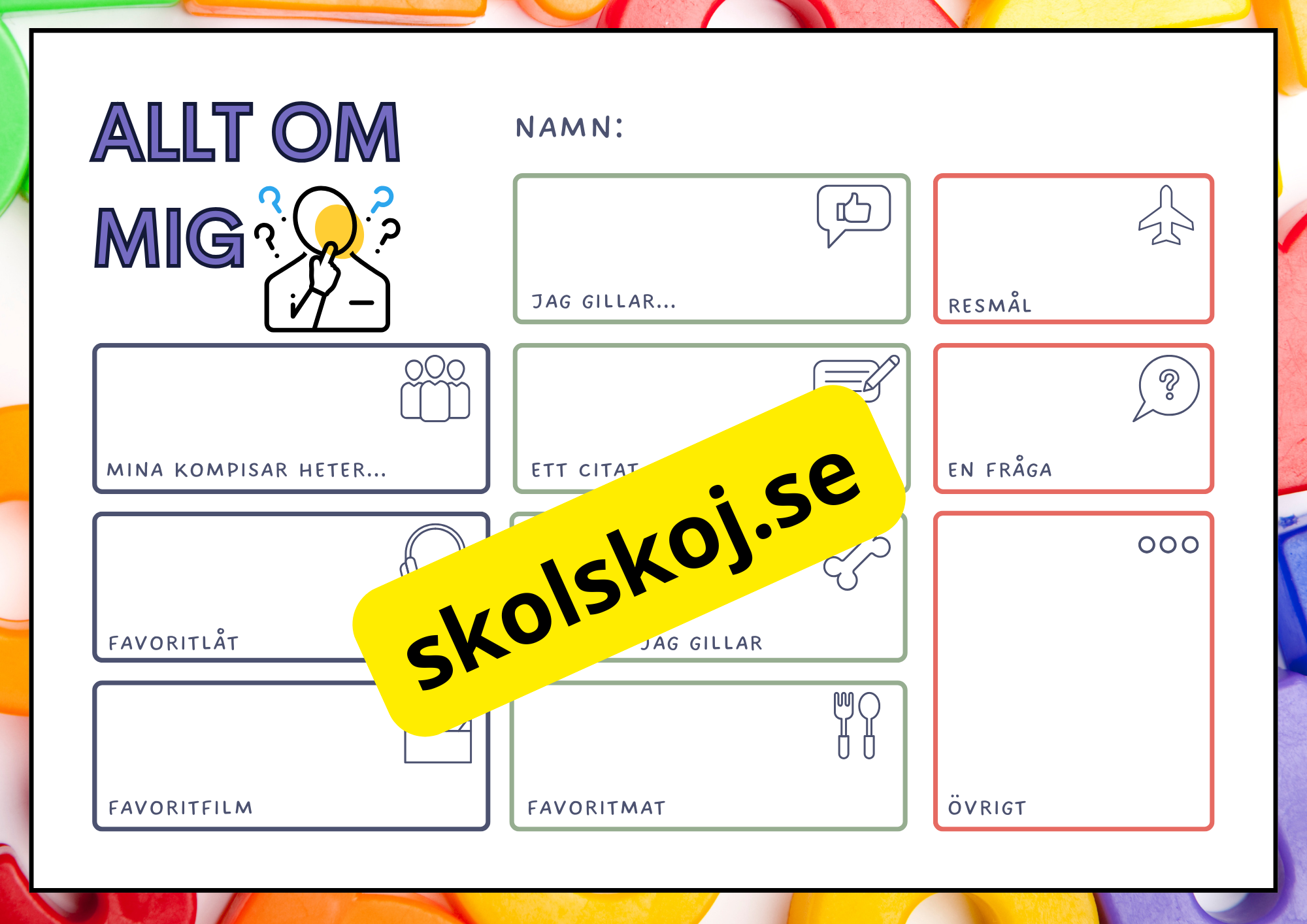 Allt om mig - Om mig