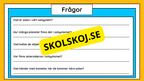 Allt om vårt solsystem - Kort fakta + frågor