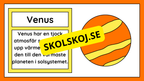 Allt om vårt solsystem - Kort fakta + frågor