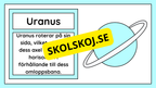 Allt om vårt solsystem - Kort fakta + frågor