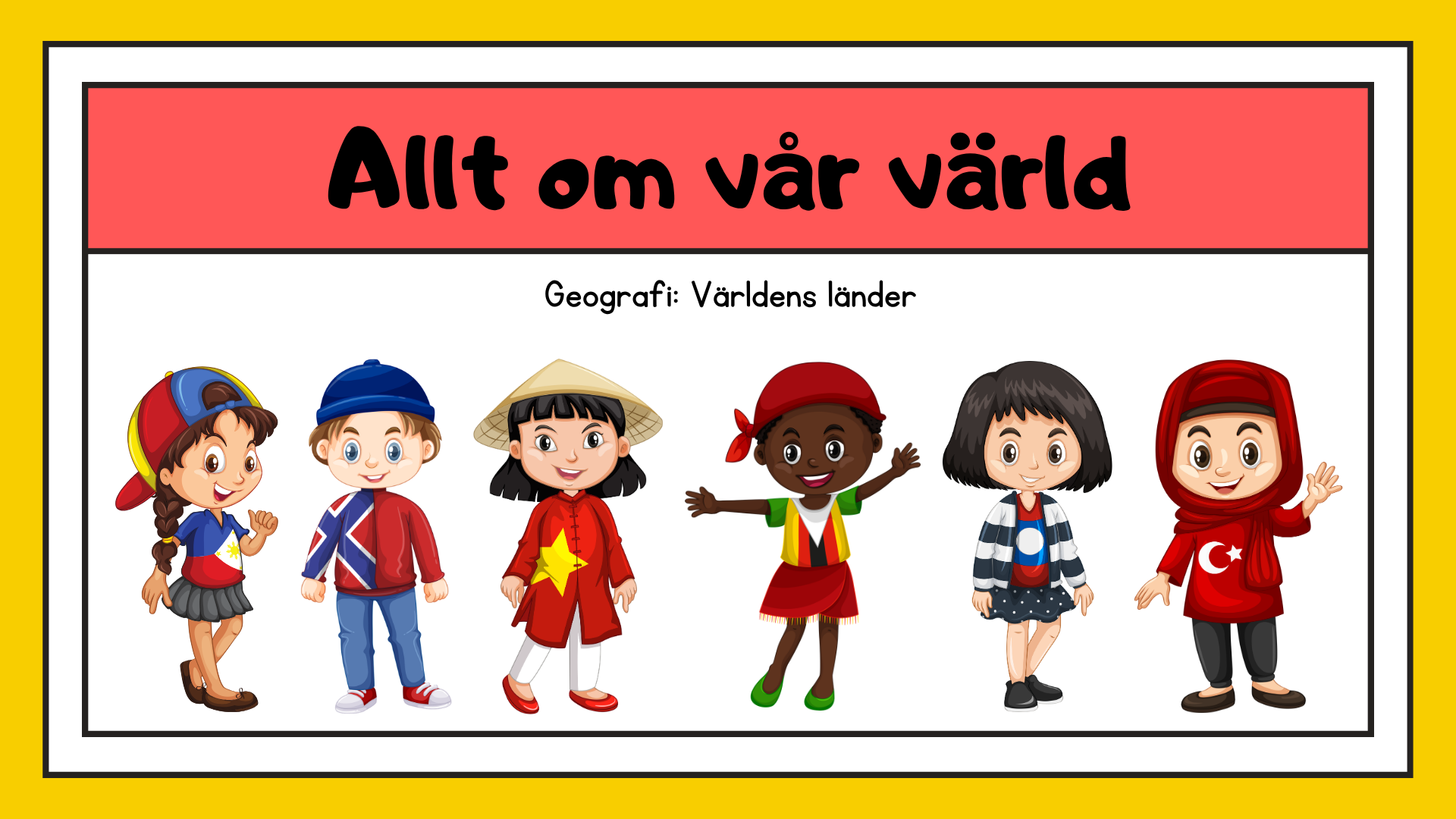Allt om vår värld - Fakta + frågor (45 sidor)