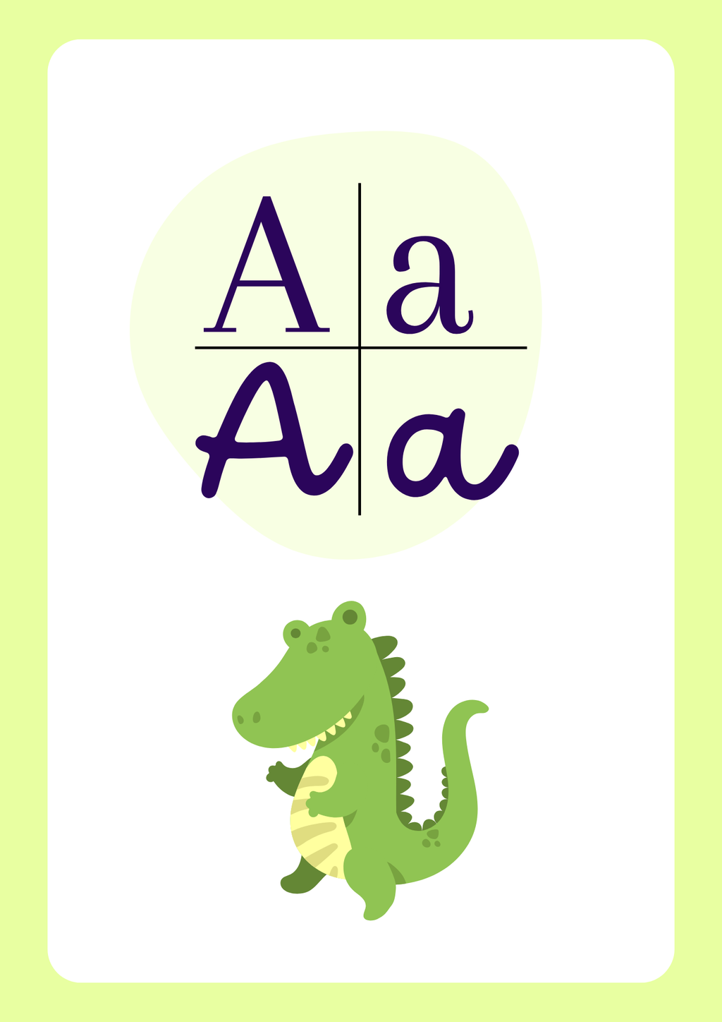 Animal Alphabet - Engelska