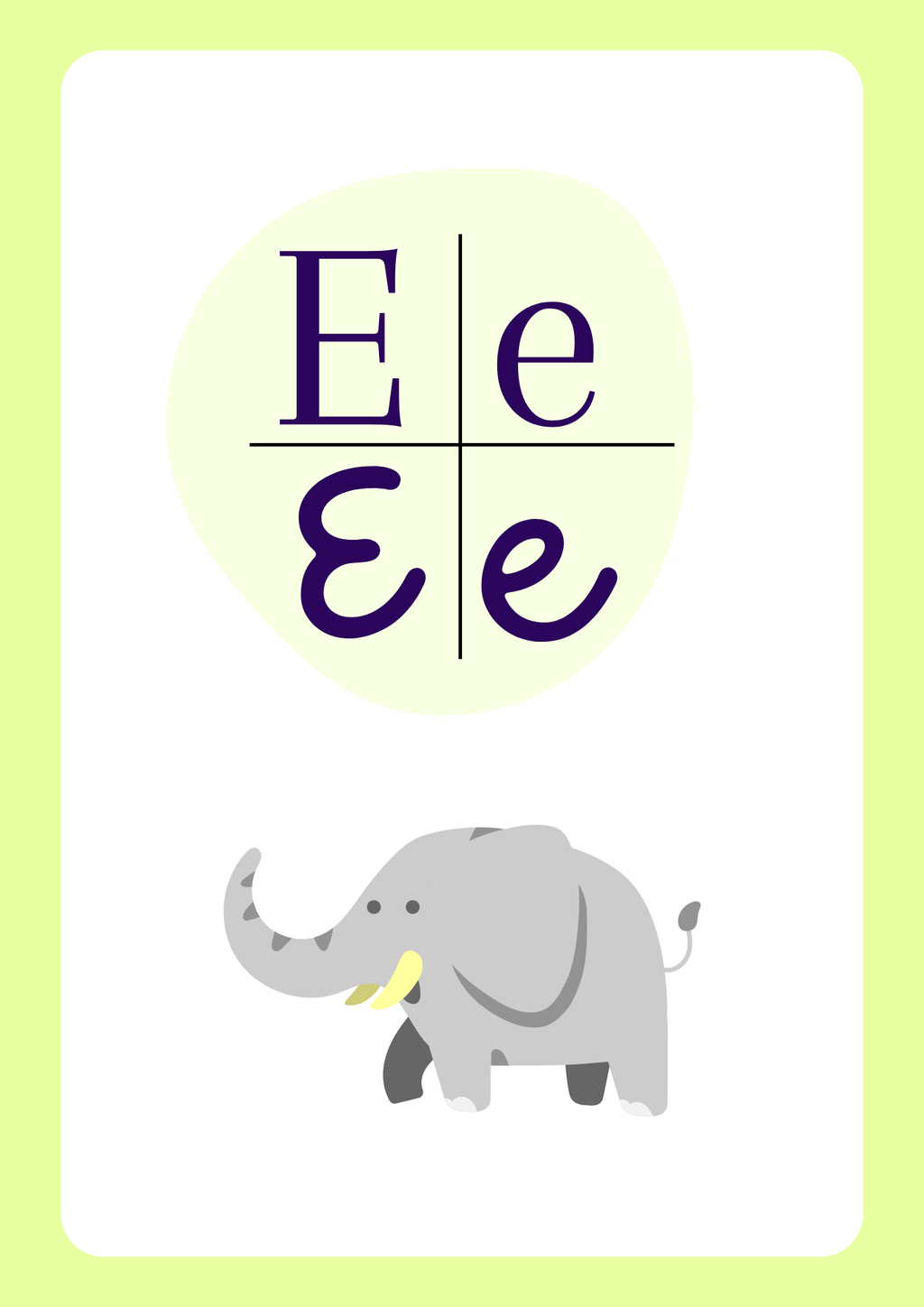 Animal Alphabet - Engelska