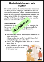 Arbete, pengar och ekonomi - SO - Årskurs 4 - 6