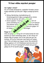 Arbete, pengar och ekonomi - SO - Årskurs 4 - 6