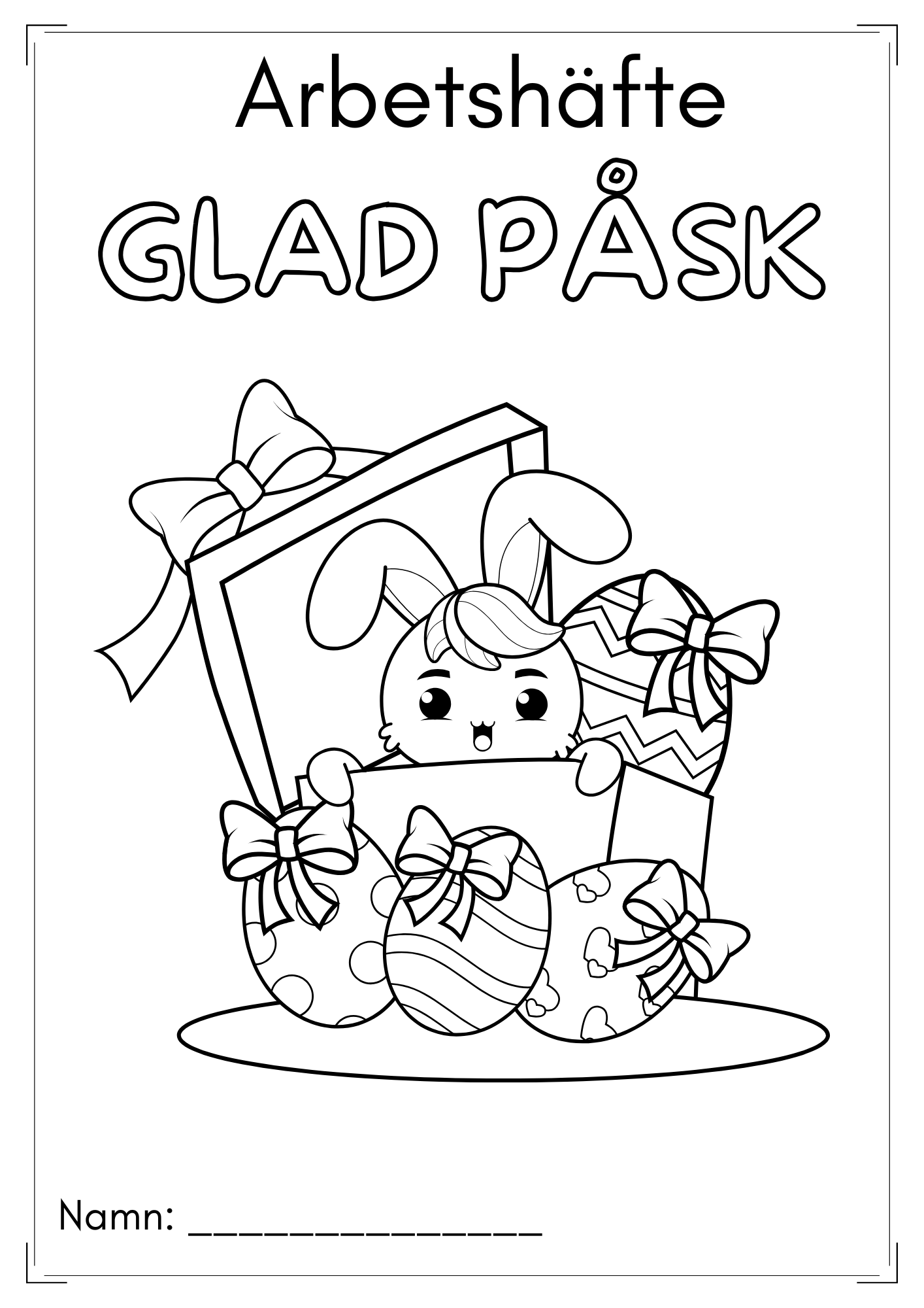 Arbetshäfte - Glad påsk
