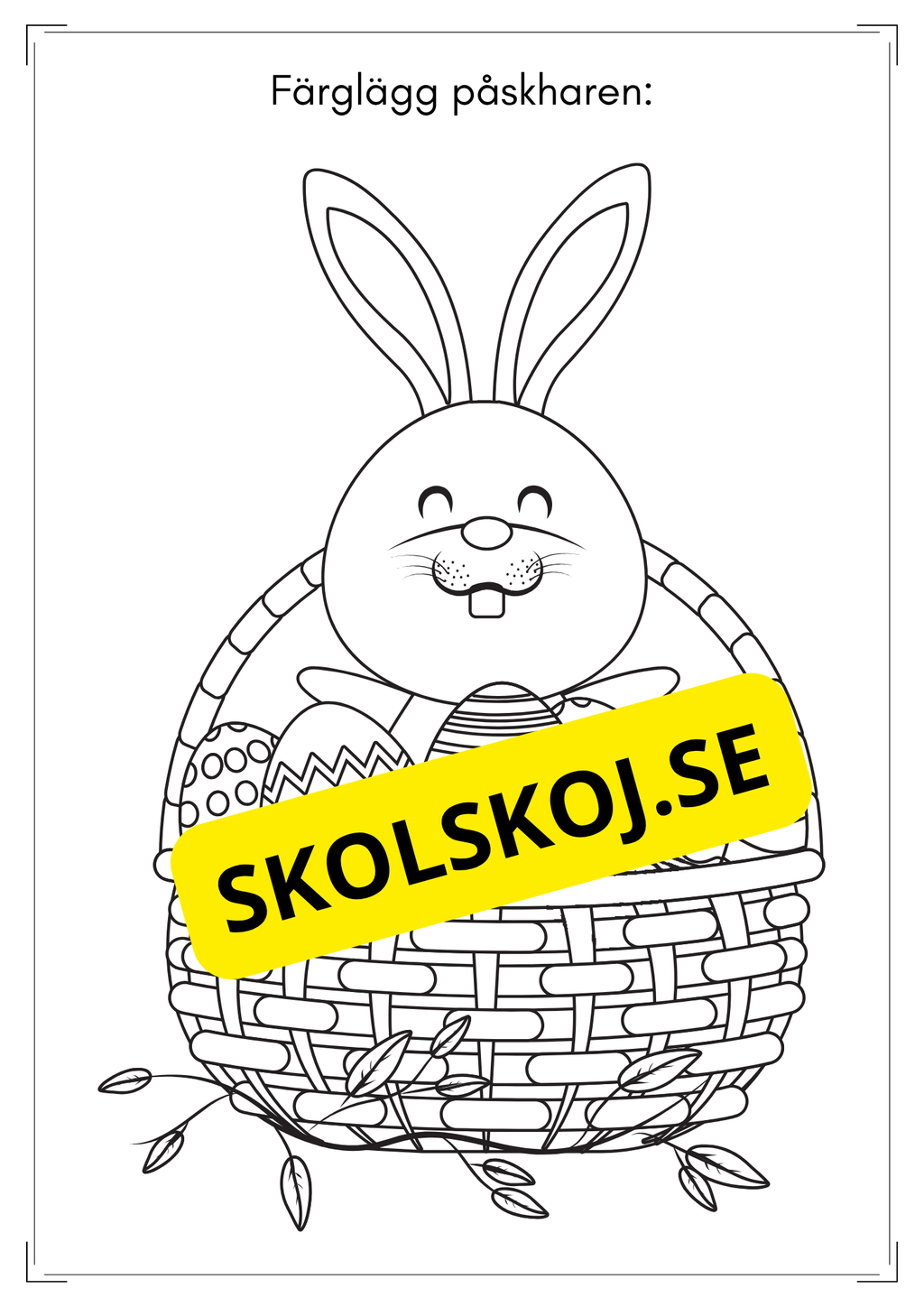 Arbetshäfte - Glad påsk