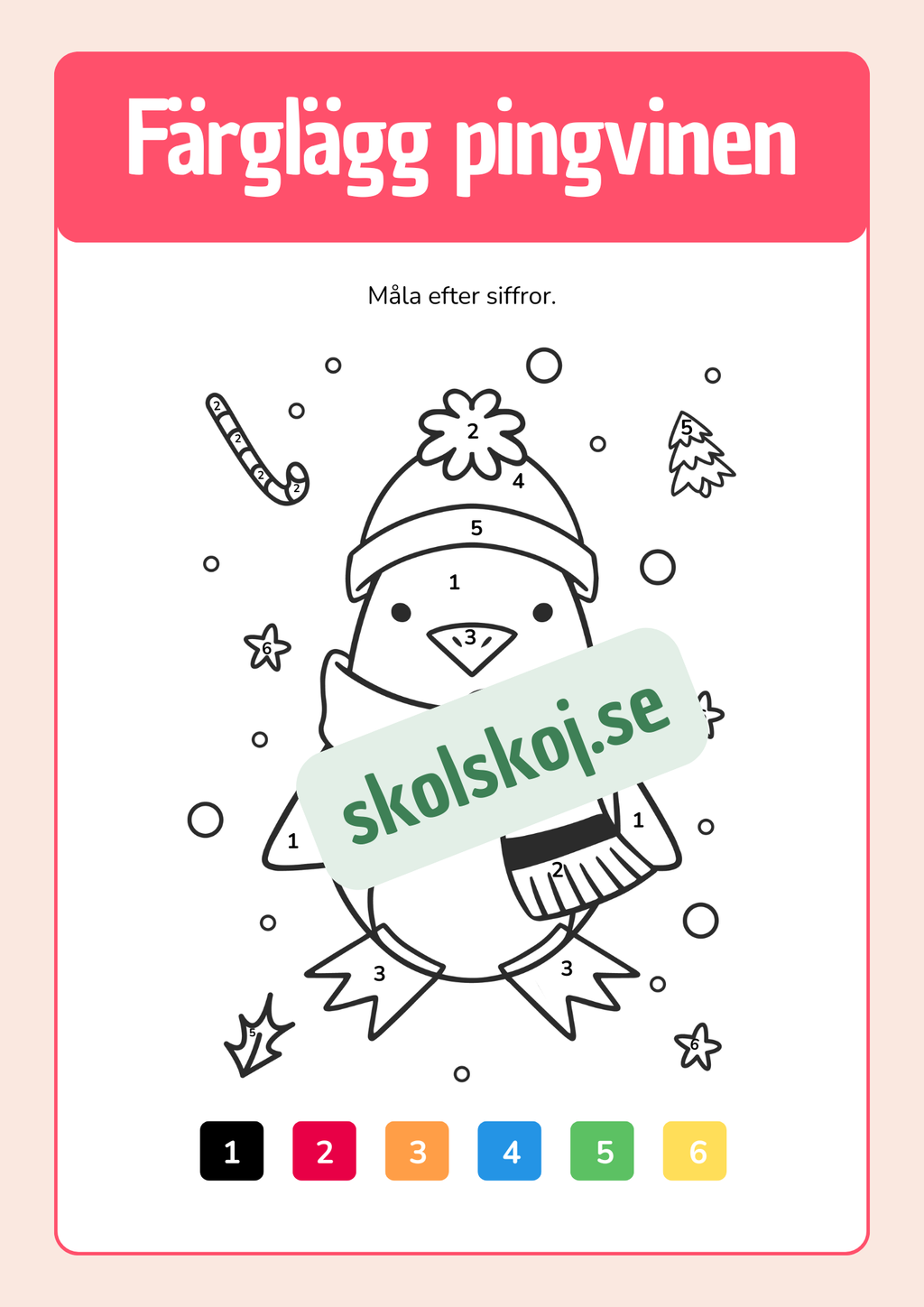 Arbetshäfte vinter - Åk 1 - 2