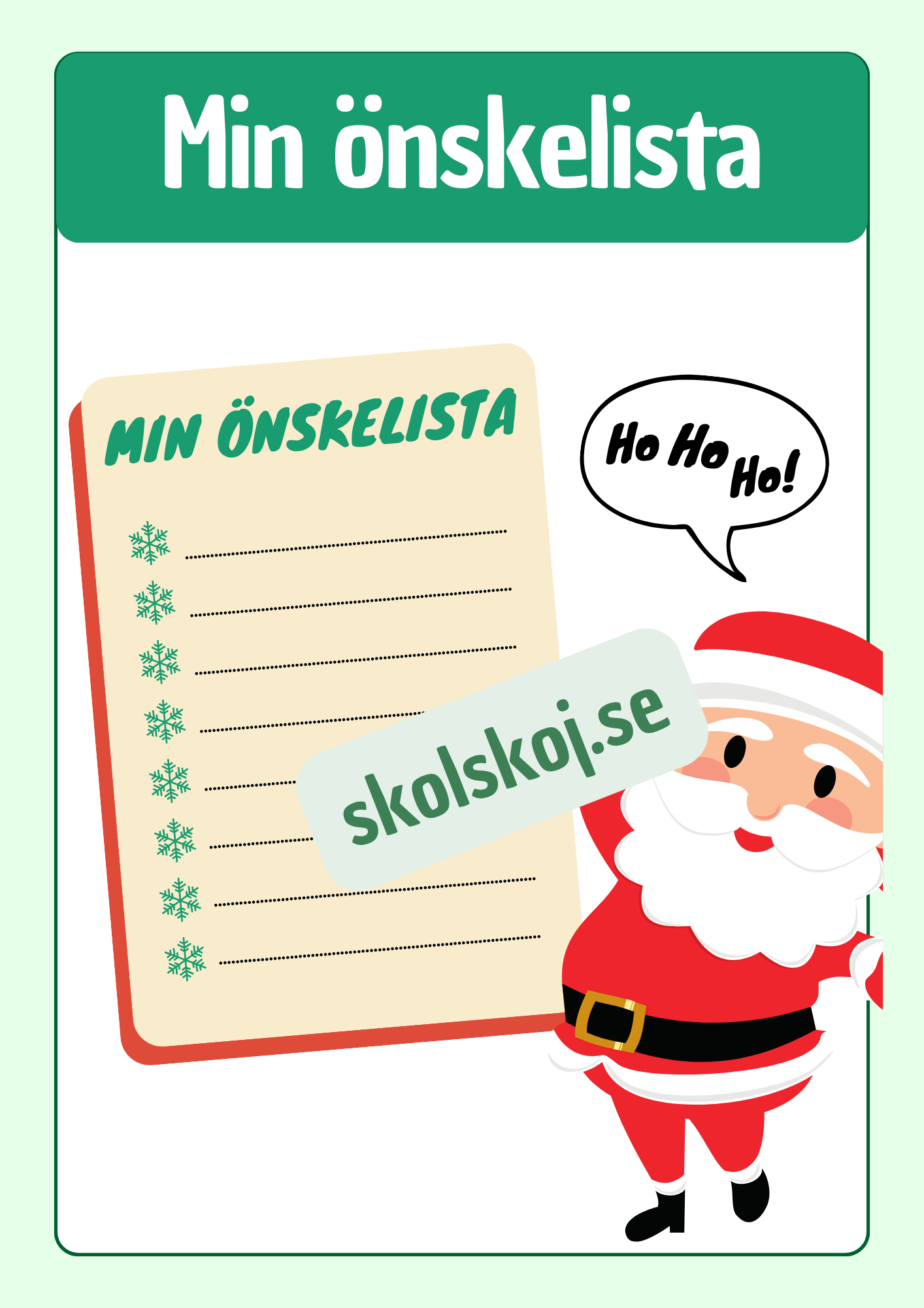 Arbetshäfte vinter - Åk 1 - 2