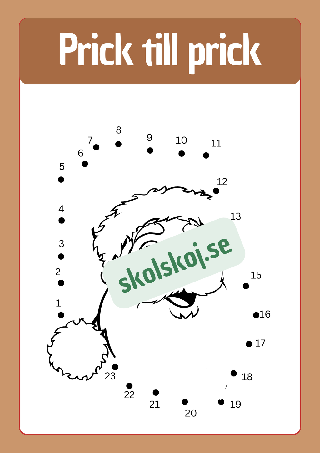 Arbetshäfte vinter - Åk 1 - 2