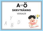 A till Ö skrivträning - Versaler