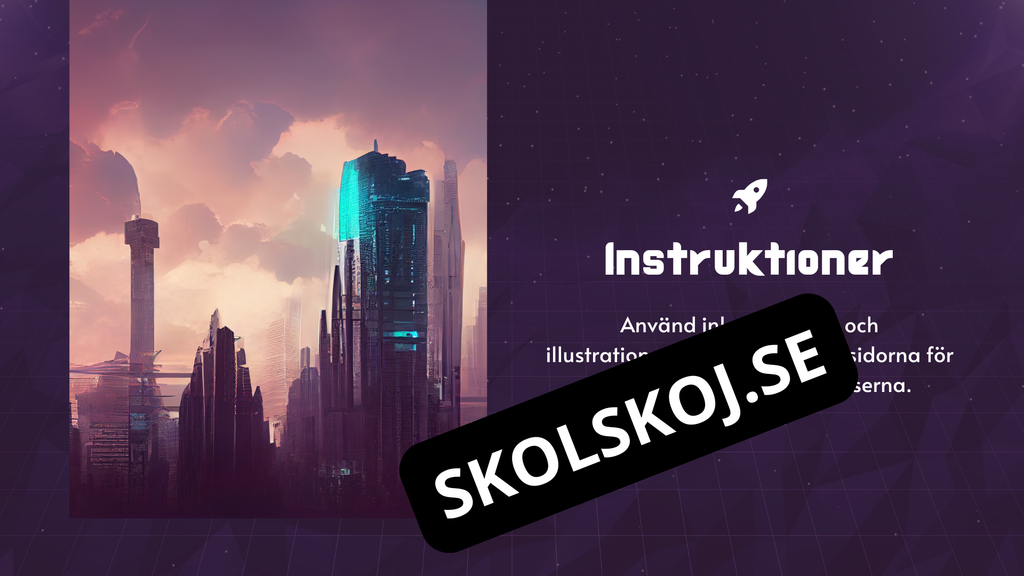 Att skriva en berättelse - Science fiction