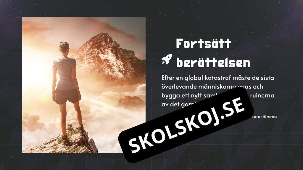 Att skriva en berättelse - Science fiction