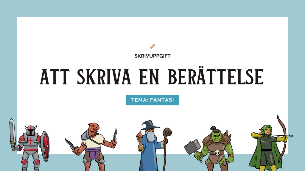 Att skriva en berättelse