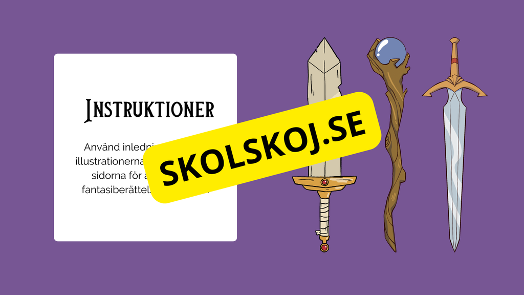 Att skriva en berättelse