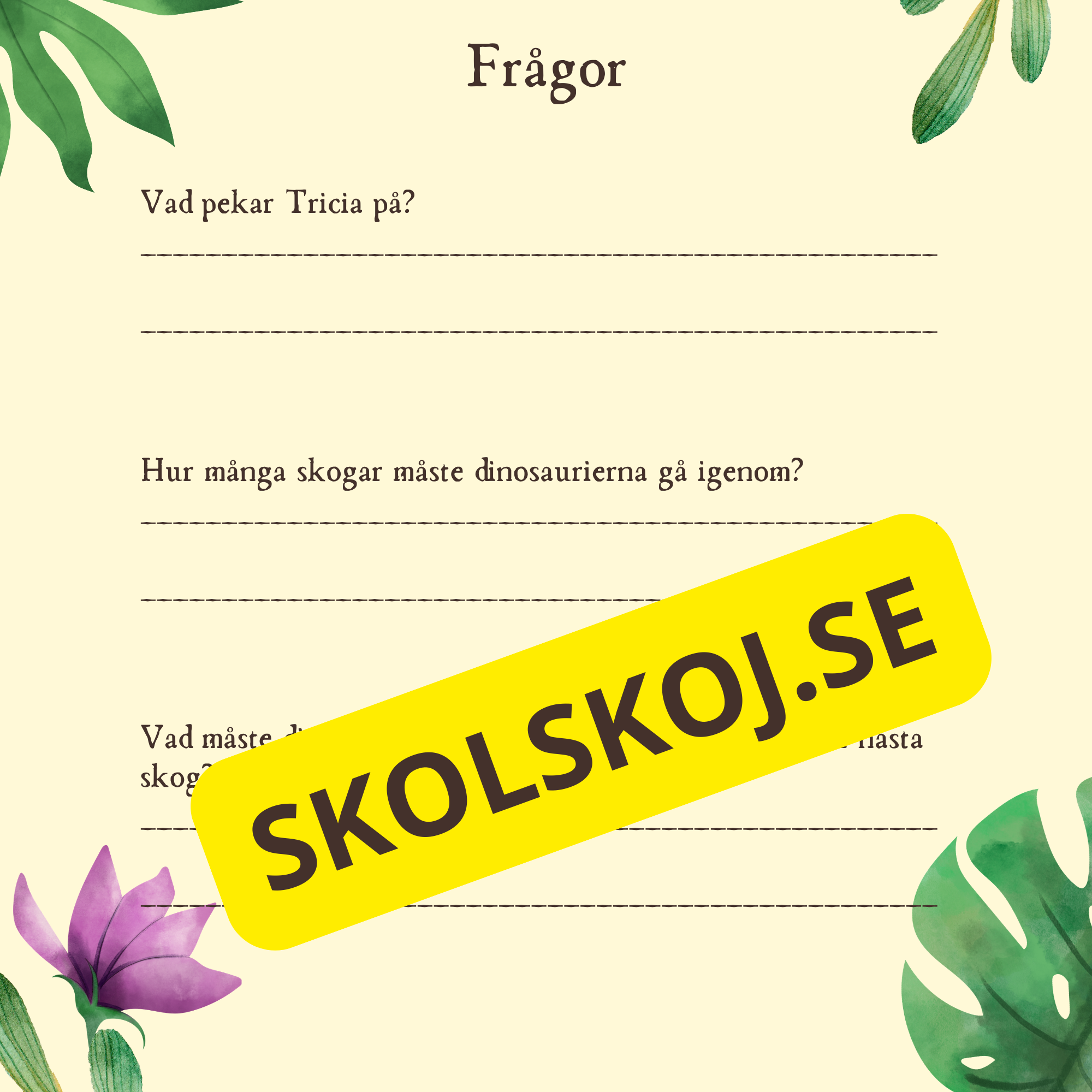 Äventyret till Kristallgrottan - Läsförståelse + frågor (35 sidor)