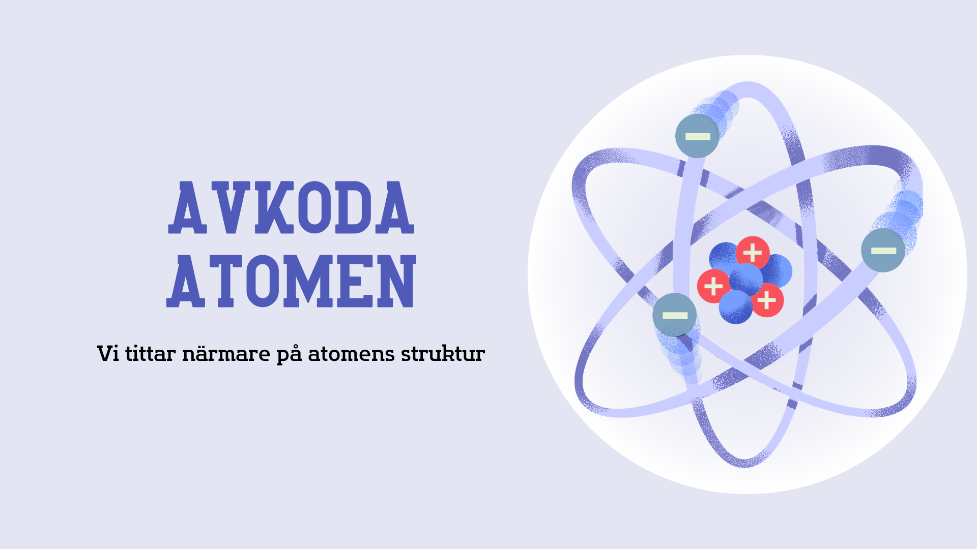 Avkoda atomen - Årskurs 4 - 6