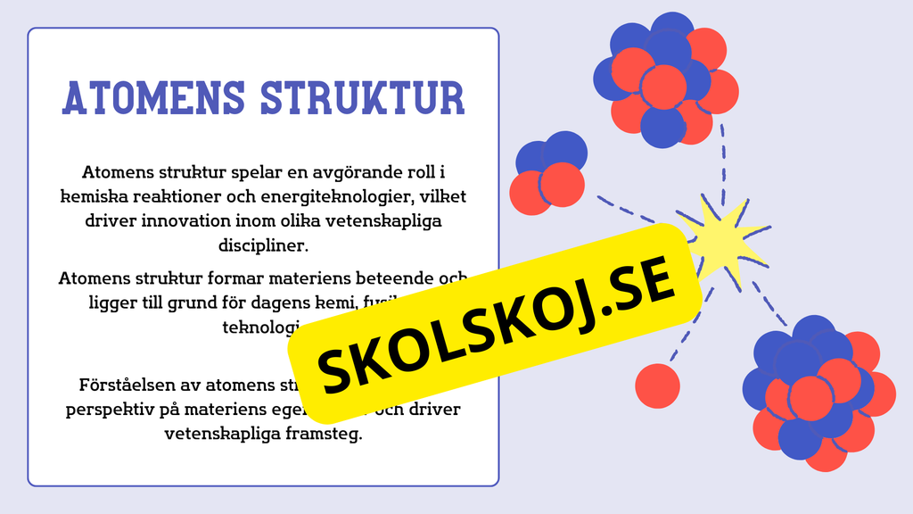 Avkoda atomen - Årskurs 4 - 6