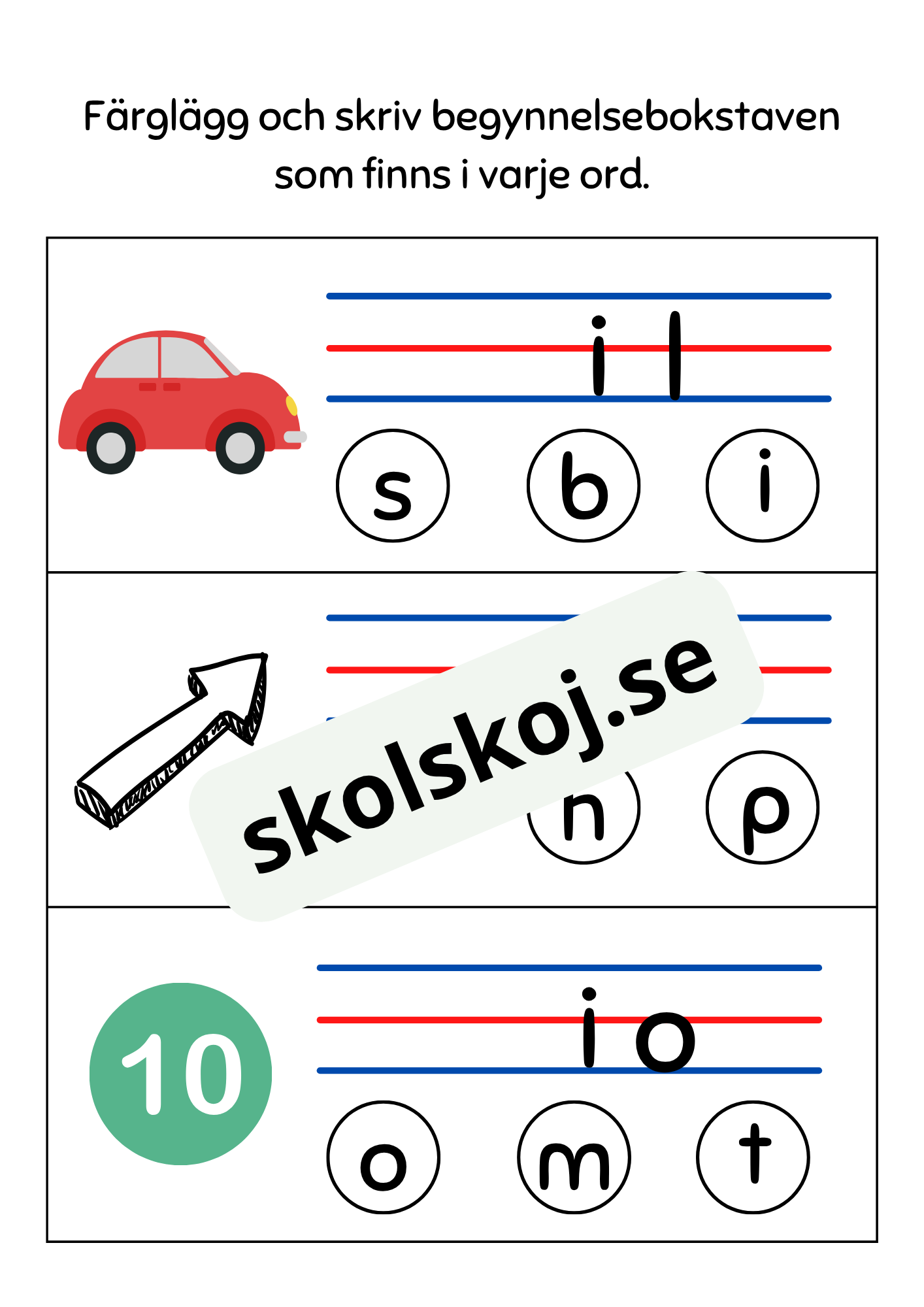 Begynnelsebokstaven