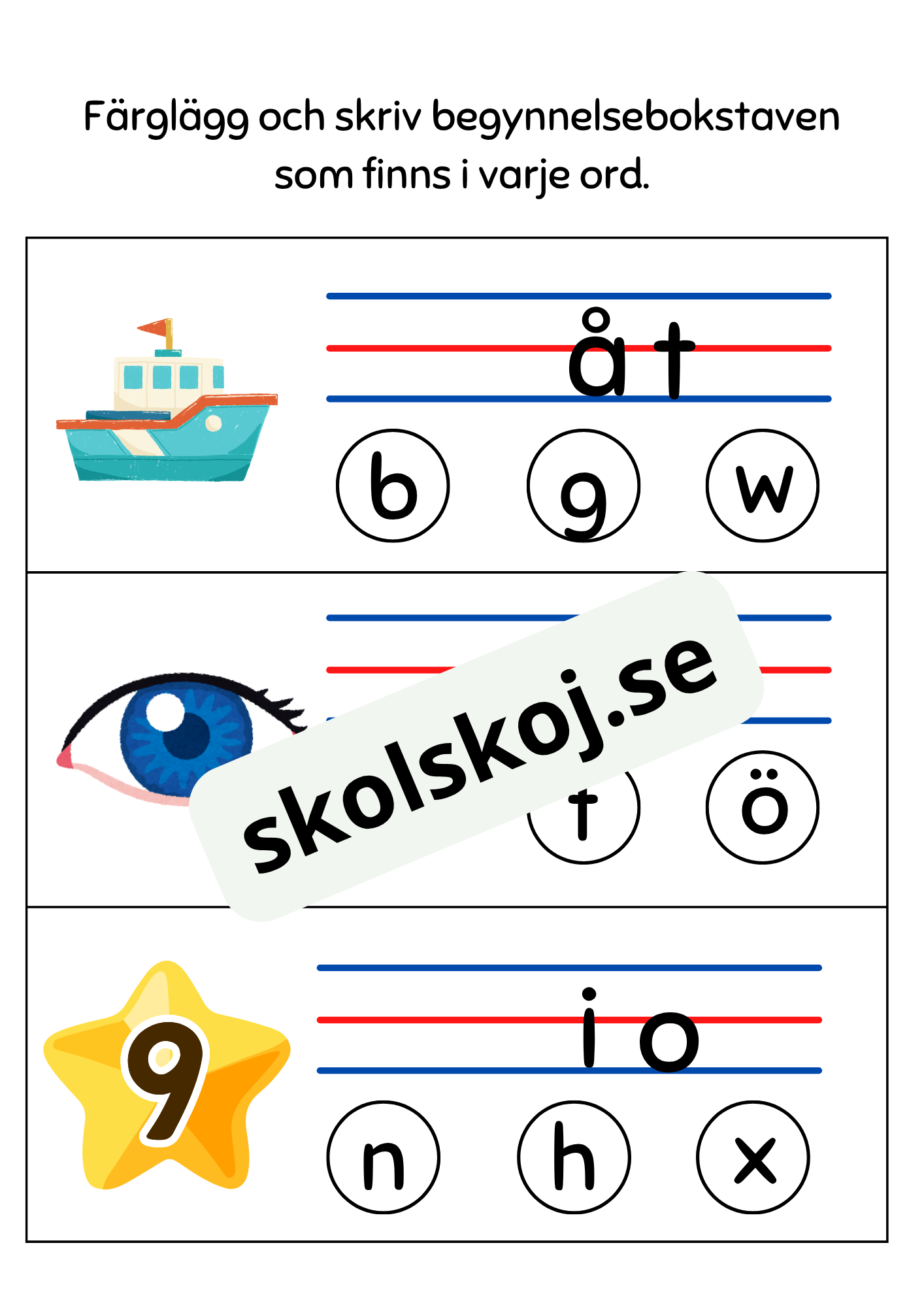 Begynnelsebokstaven
