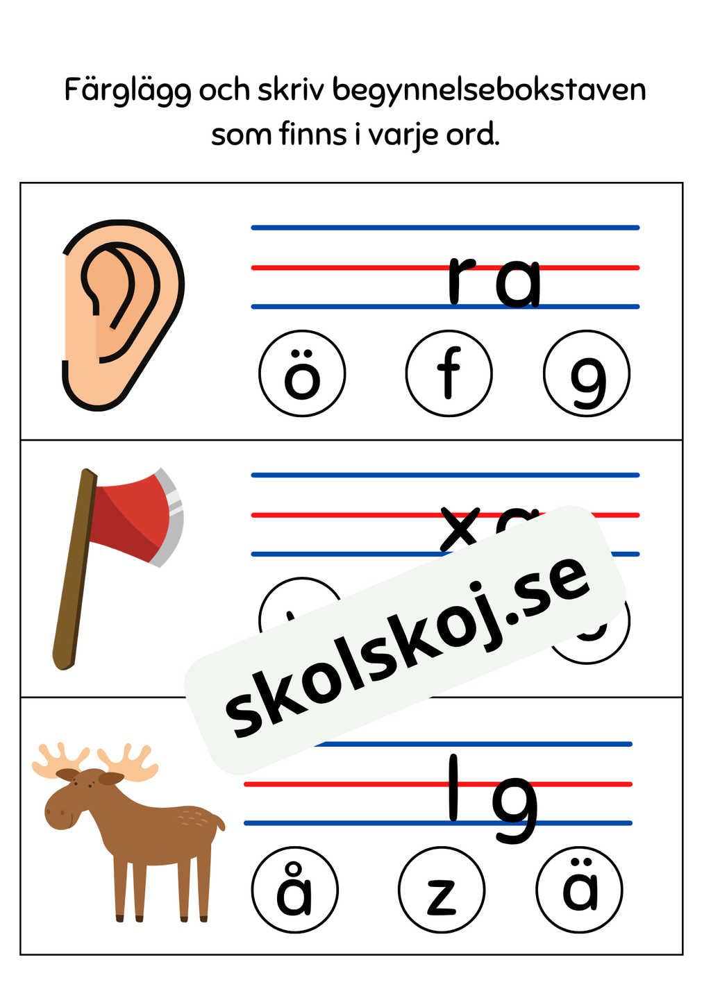 Begynnelsebokstaven