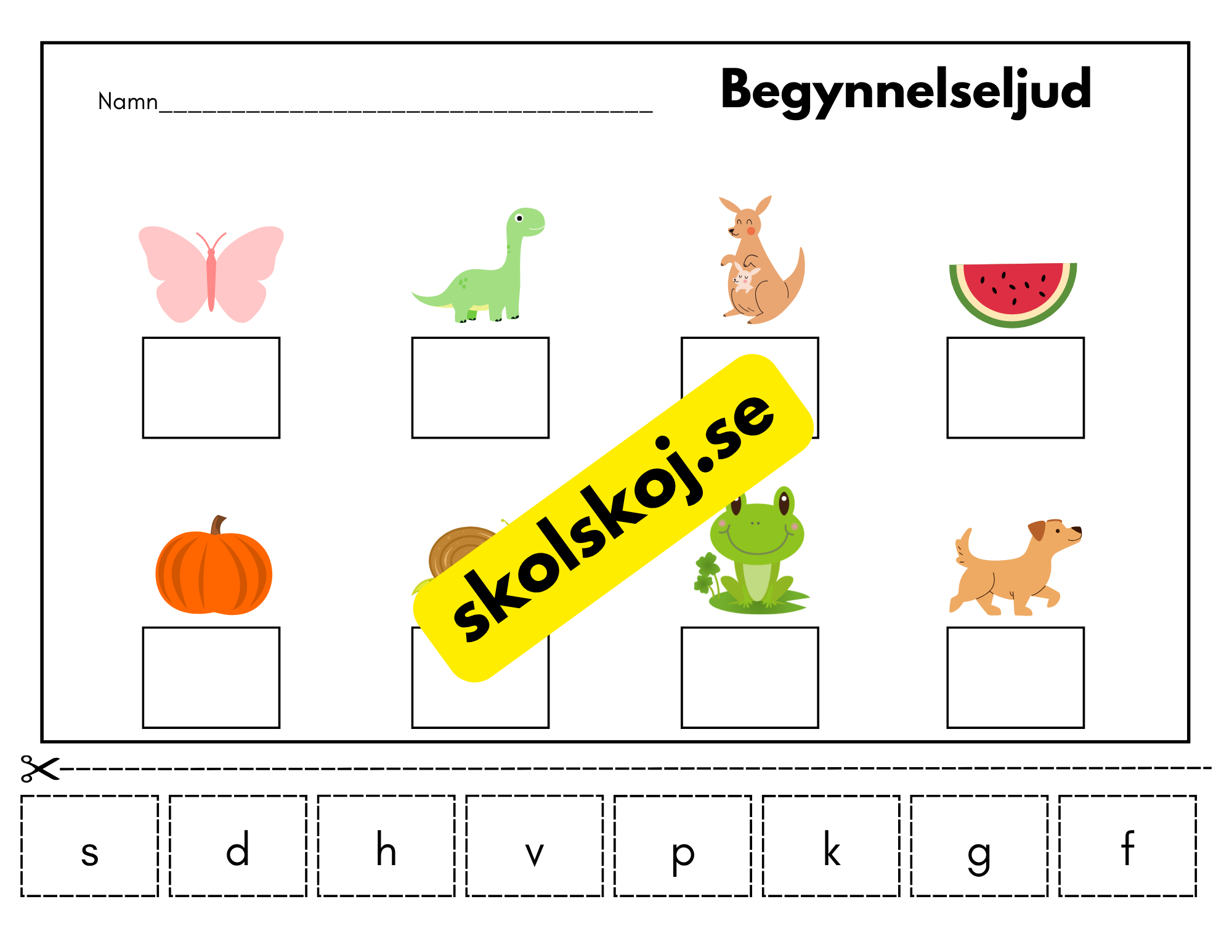 Begynnelseljud - Häfte