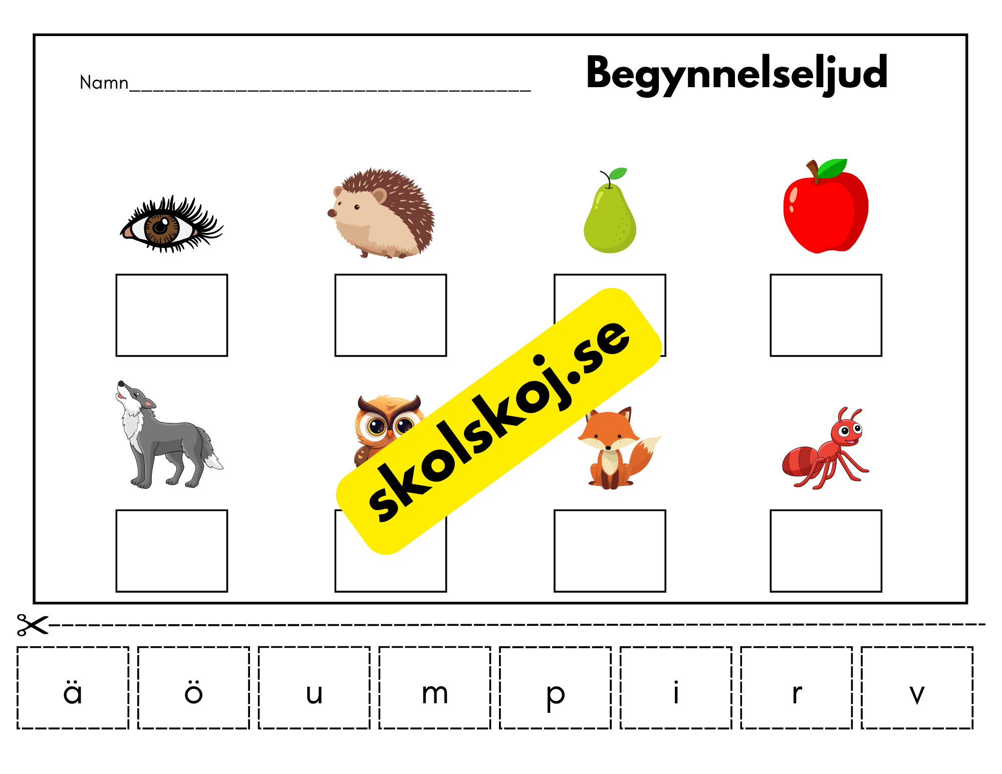 Begynnelseljud - Häfte