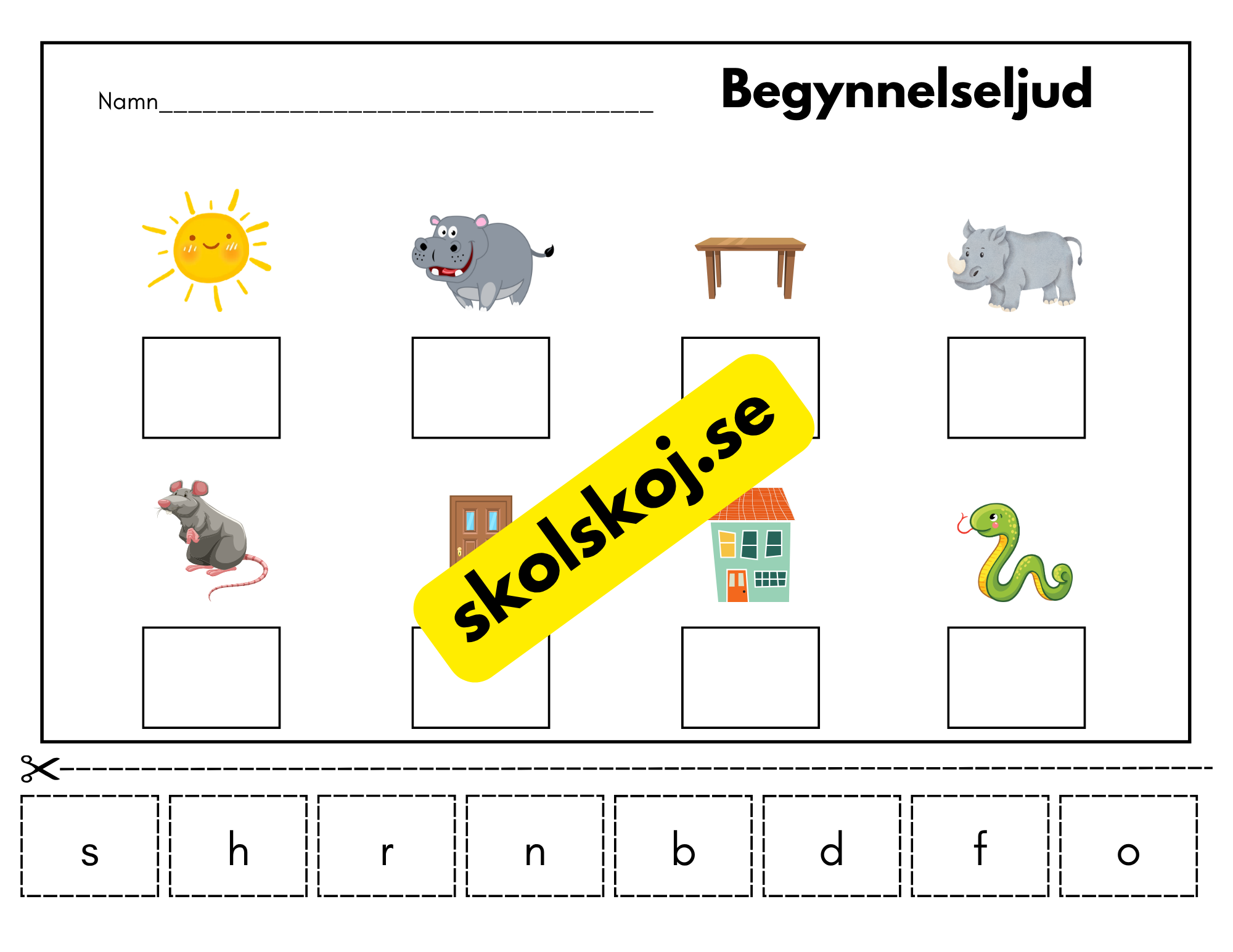 Begynnelseljud - Häfte