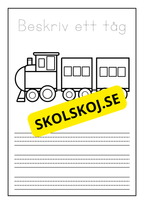 Beskriv och färglägg ett fordon
