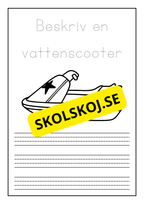 Beskriv och färglägg ett fordon