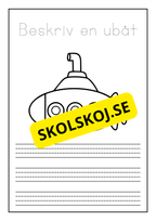 Beskriv och färglägg ett fordon