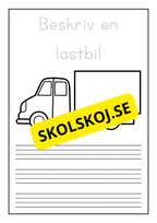 Beskriv och färglägg ett fordon