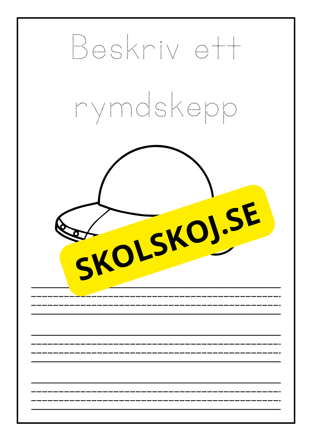 Beskriv och färglägg ett fordon