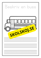 Beskriv och färglägg ett fordon