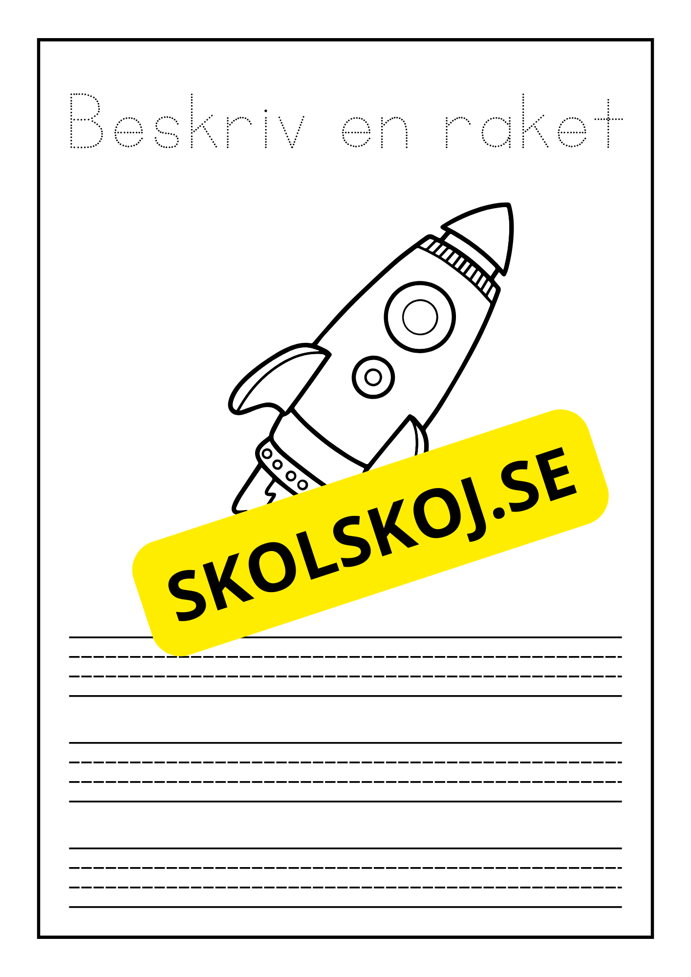 Beskriv och färglägg ett fordon