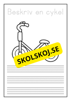 Beskriv och färglägg ett fordon