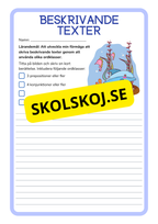 Beskrivande texter