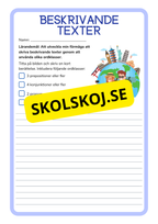 Beskrivande texter