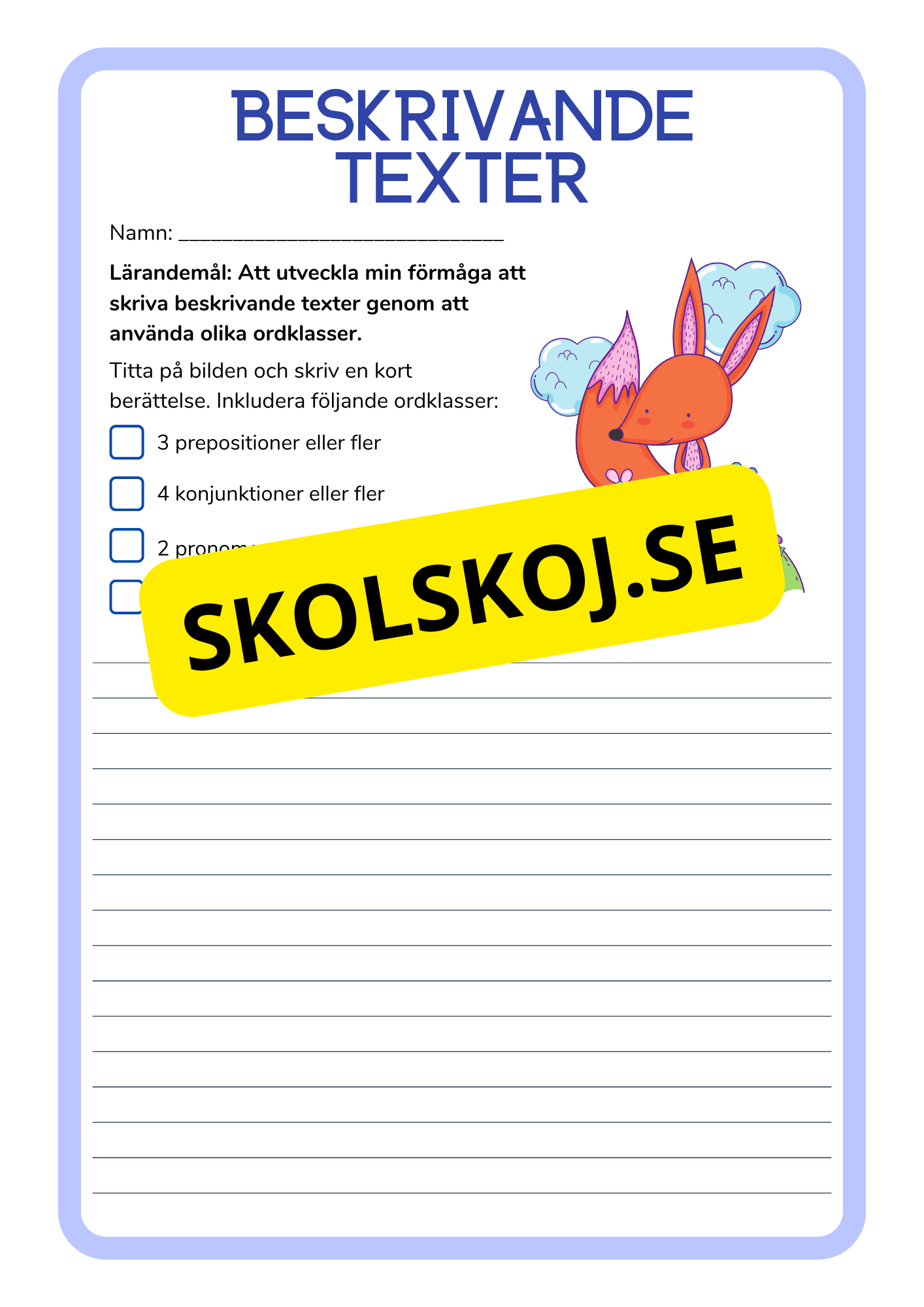 Beskrivande texter