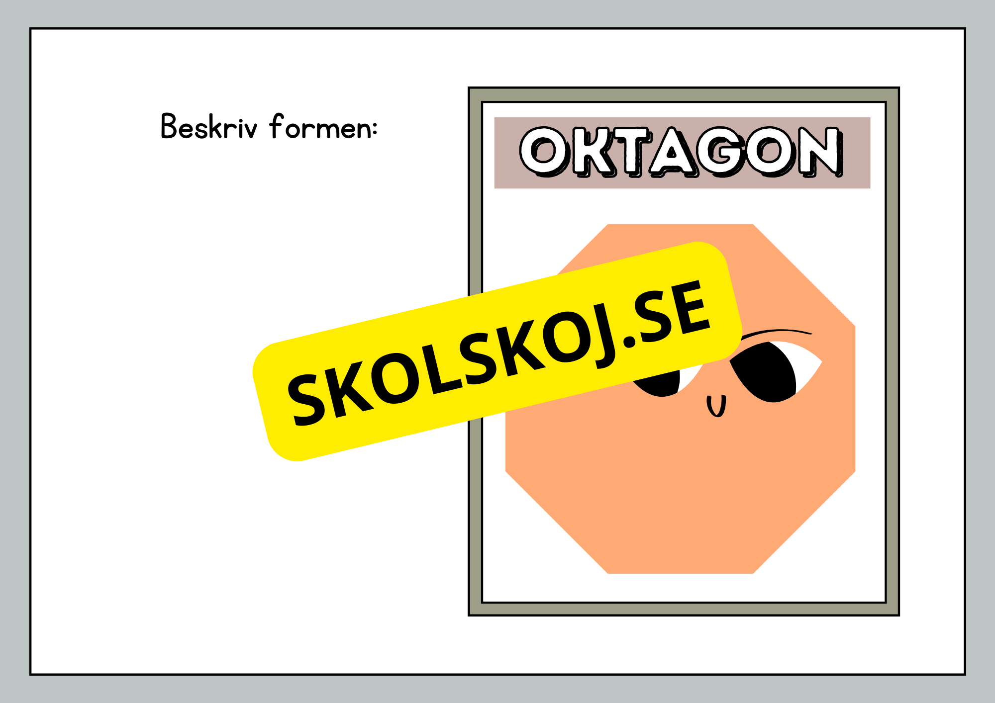 Beskriv formerna - Häfte