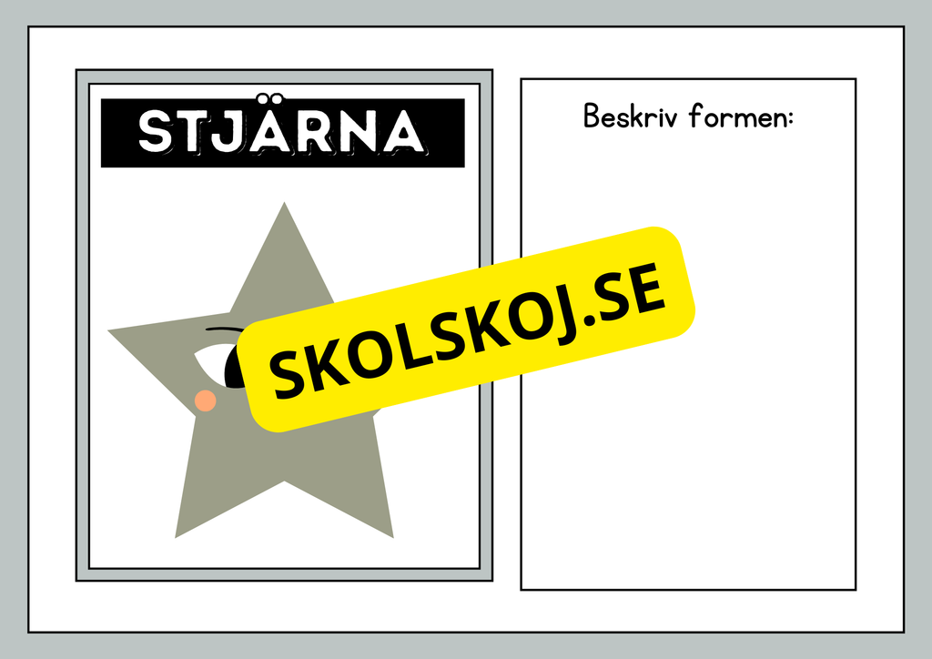Beskriv formerna - Häfte