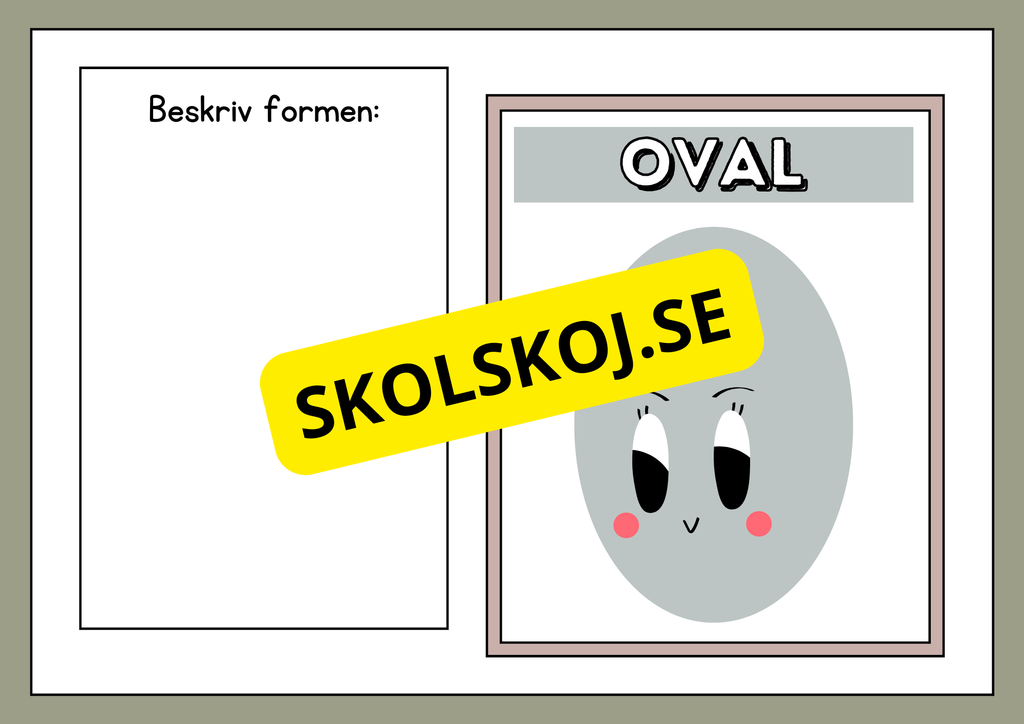 Beskriv formerna - Häfte
