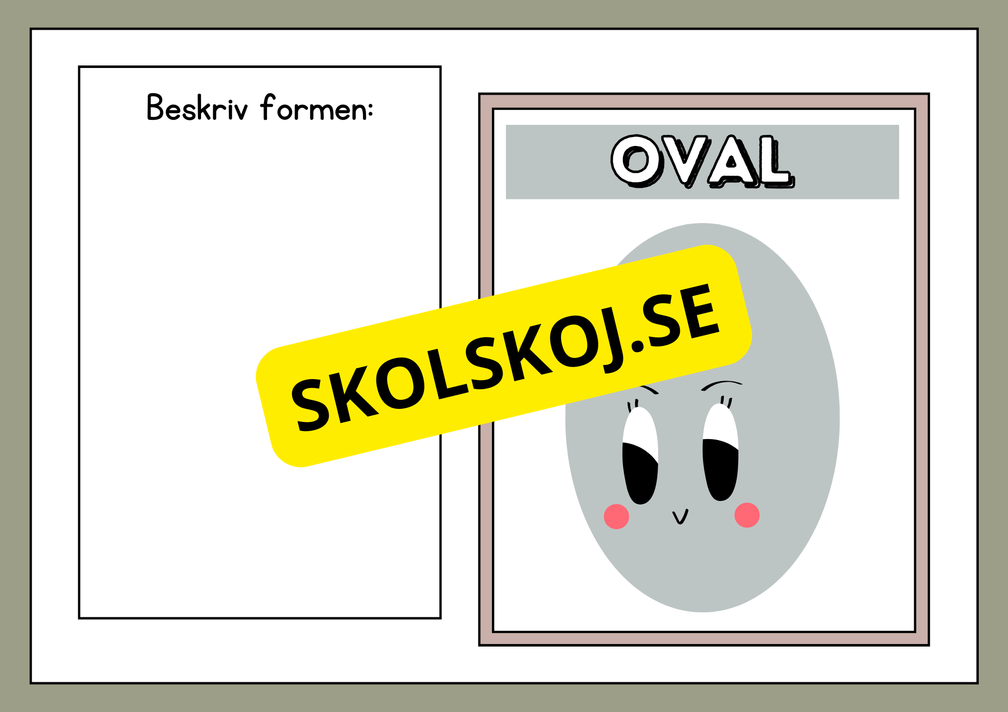 Beskriv formerna - Häfte