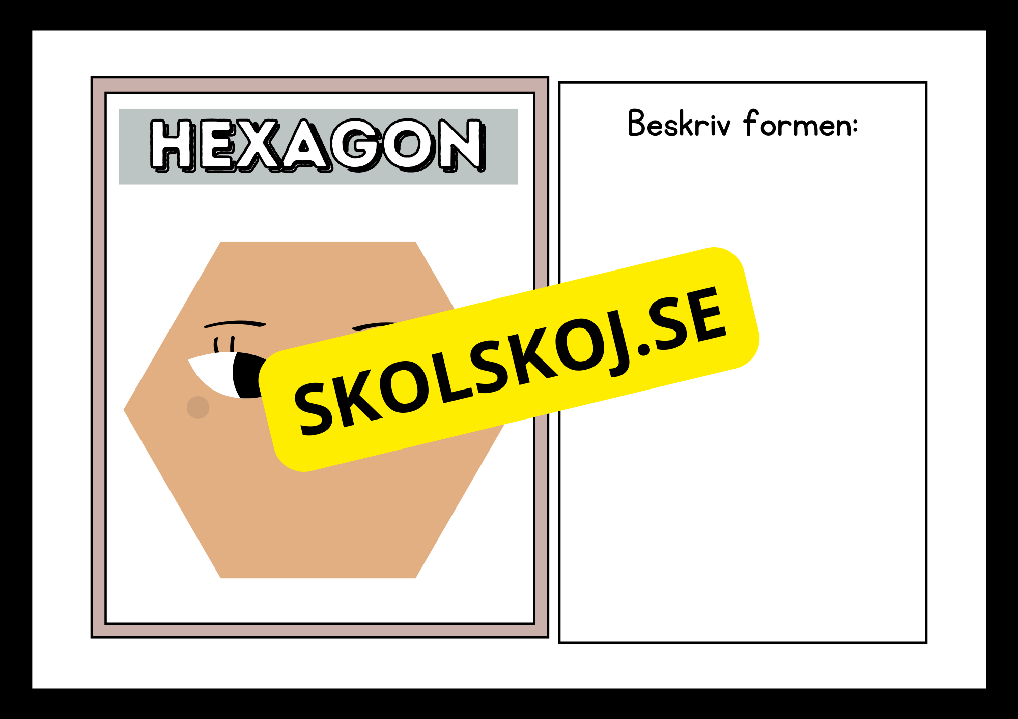 Beskriv formerna - Häfte