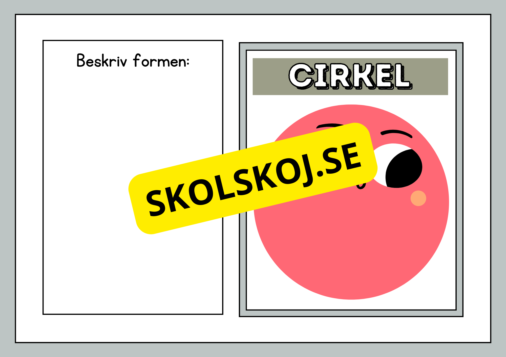 Beskriv formerna - Häfte