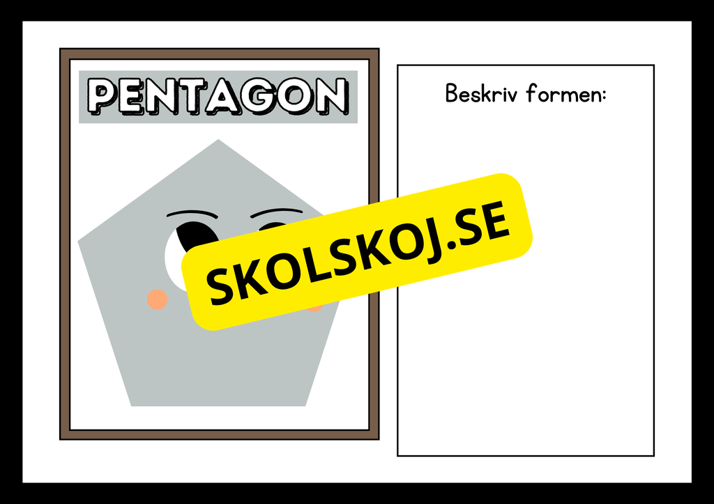 Beskriv formerna - Häfte