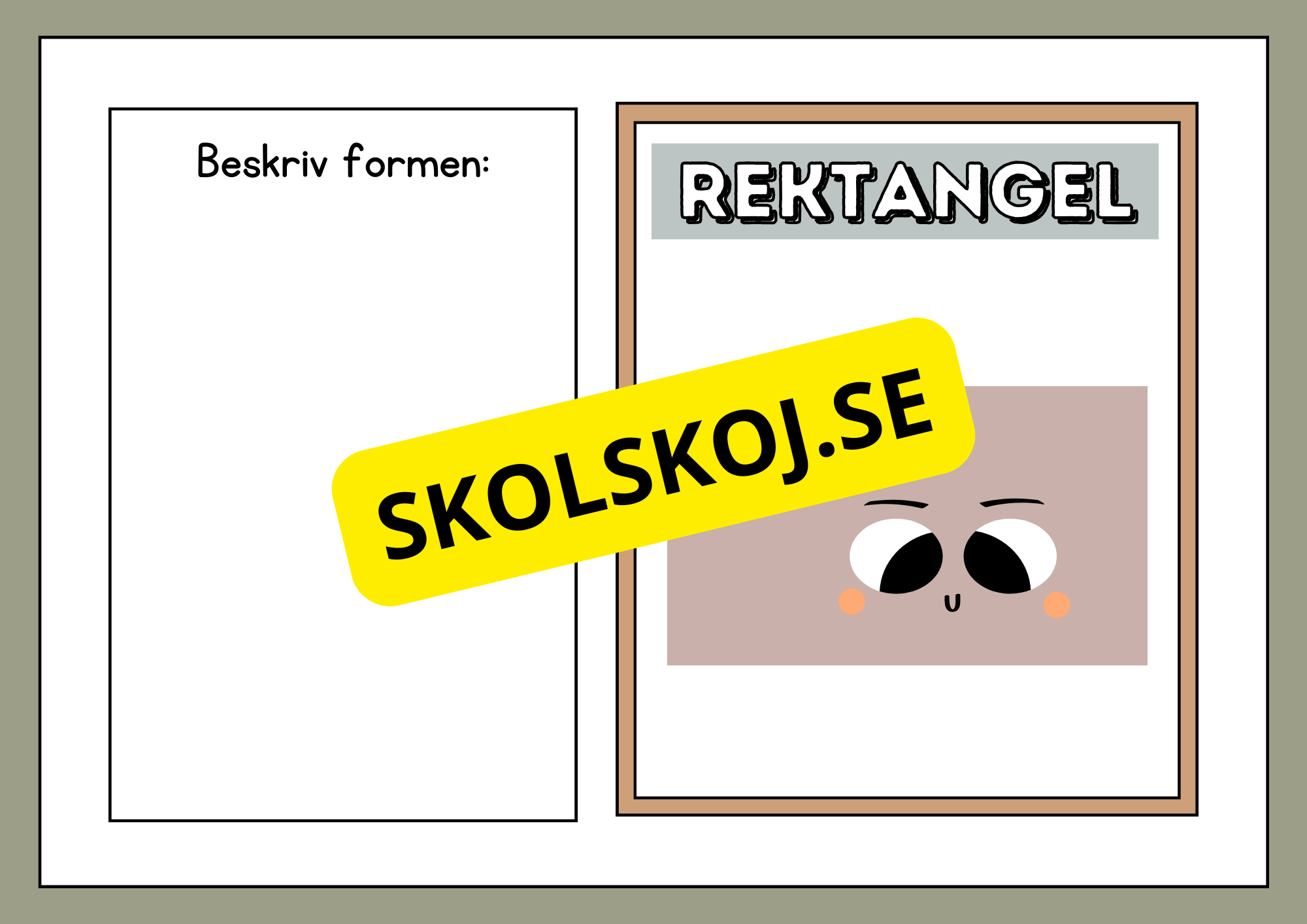 Beskriv formerna - Häfte
