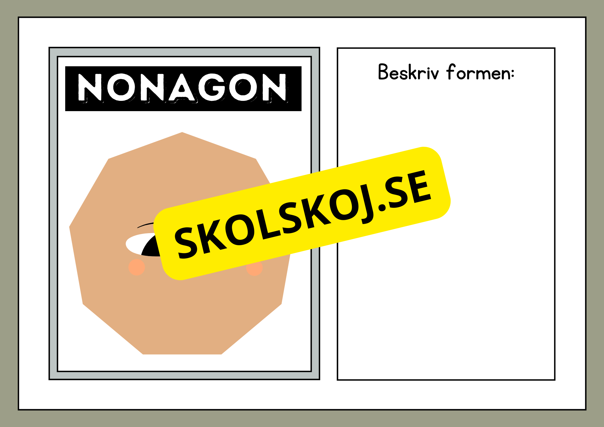 Beskriv formerna - Häfte