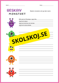 Beskriv monstret