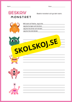 Beskriv monstret
